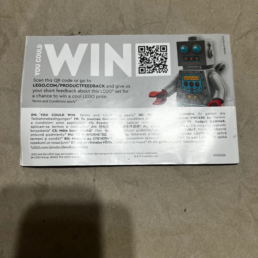 LEGO 75386 Star Wars Paz Vizsla and Moff Gideon Battle Instruction Manual Only - Picture 2 of 2